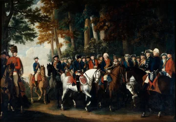 Le retour du roi Frédéric II de Preussen von Manoever, c.1785